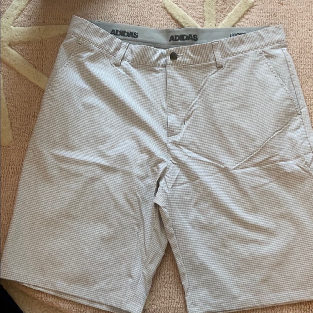 Adidas Plaid Golf Shorts - Size 38